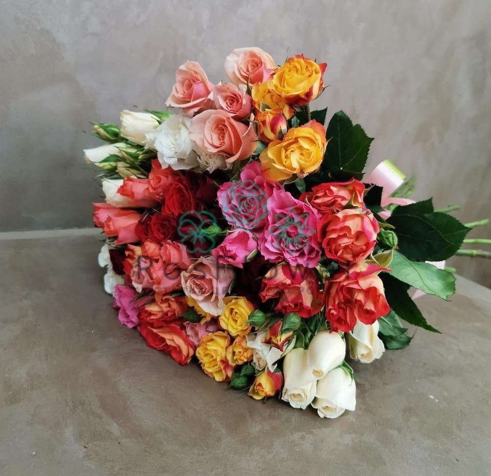 Букет цветов из: Розы в Протвино