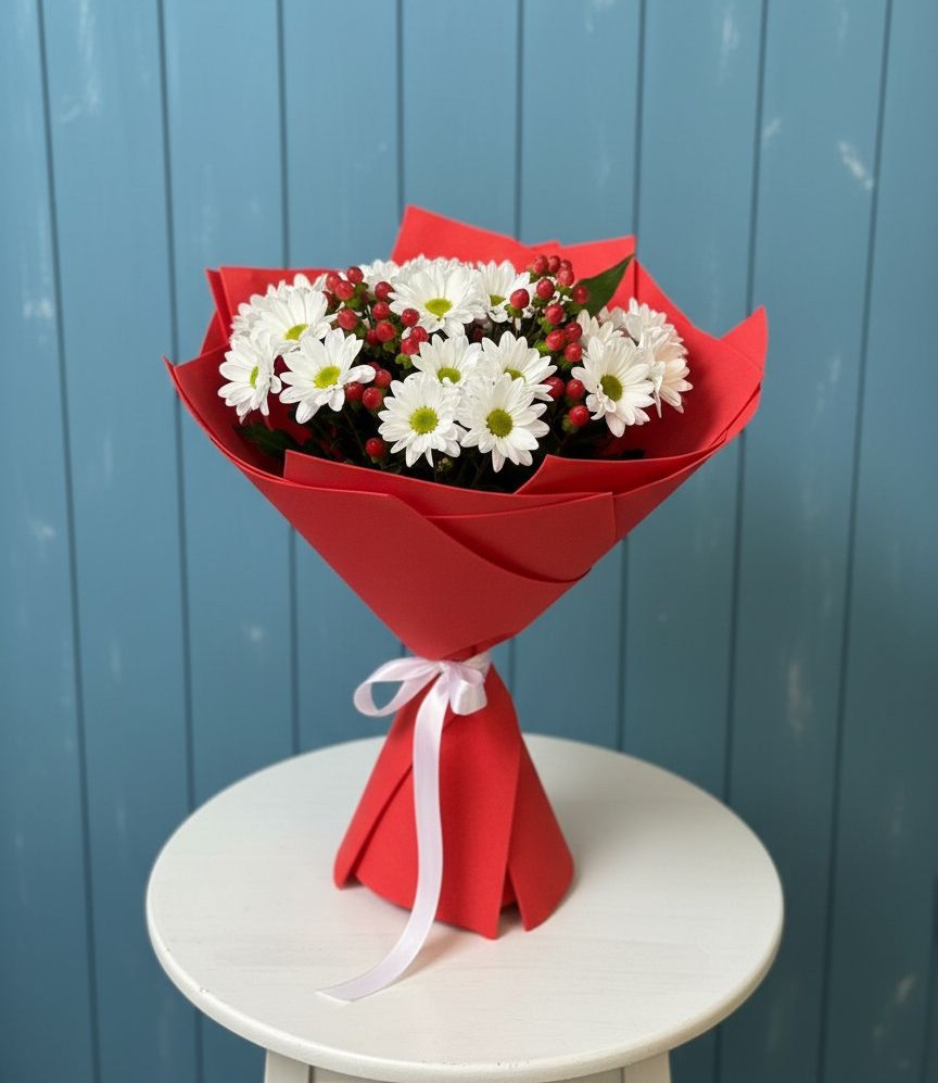 Букет цветов из: Хризантемы в Протвино