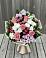 Букет цветов из: Альстромерии, Гвоздики, Розы и Хризантемы в Протвино