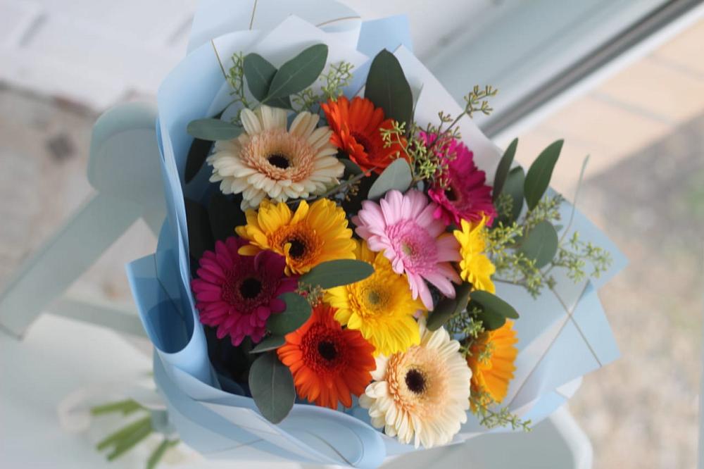 Букет цветов из: Герберы в Протвино