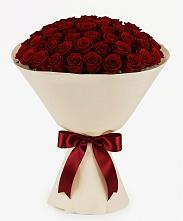 Букет 101 Бордовая роза Блэк Бакарра в Протвино