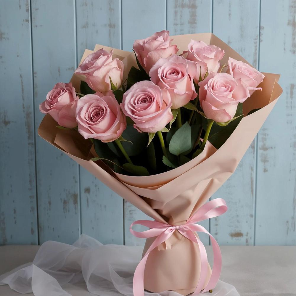 Букет цветов из: Розы в Протвино