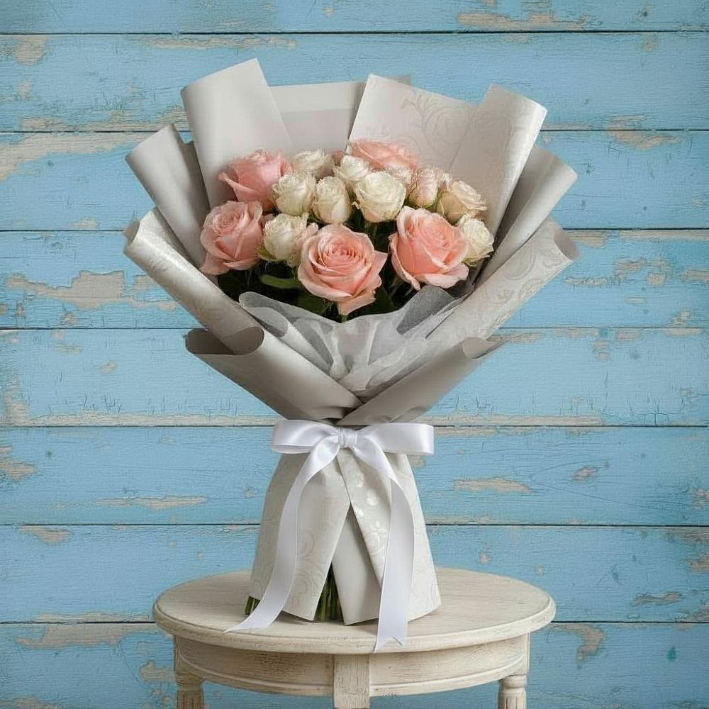 Букет цветов из: Розы в Протвино