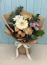Букет цветов из:  Герберы и Хризантемы в Протвино