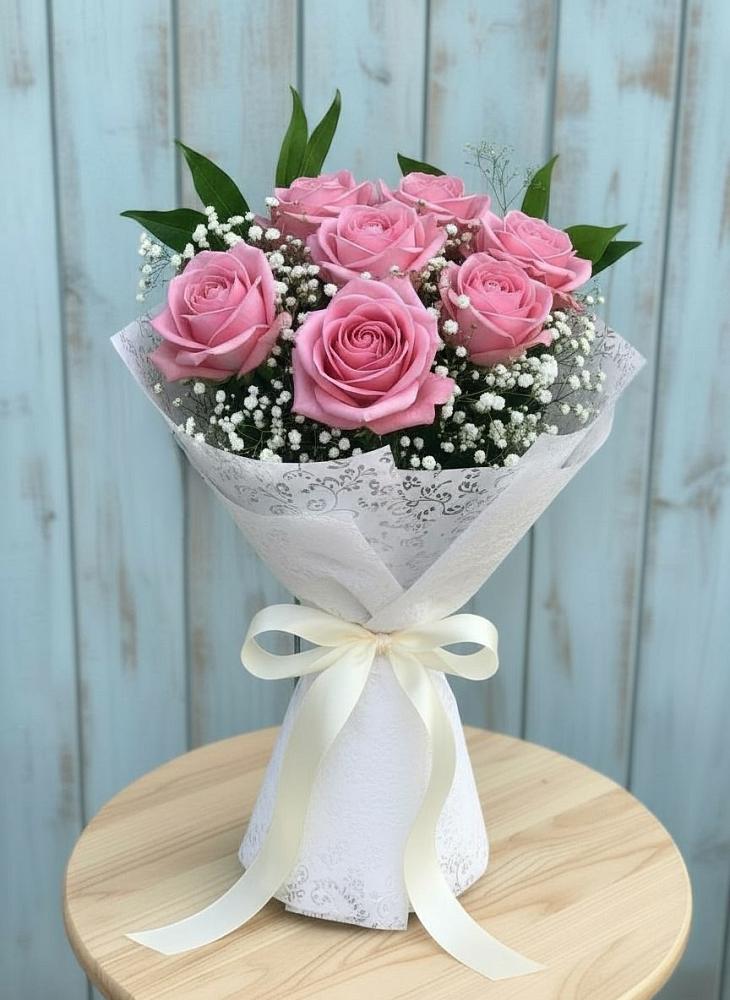 Букет цветов из: Розы в Протвино