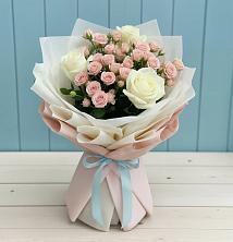 Букет цветов из:  Розы в Протвино