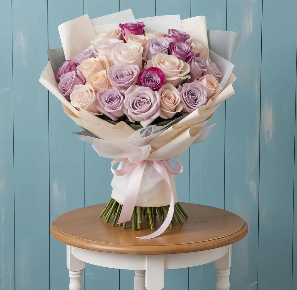 Букет цветов из: Розы в Протвино