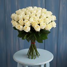 Букет 51 Белая роза Эдлесс Лав #REPLACE_PRED# Протвино