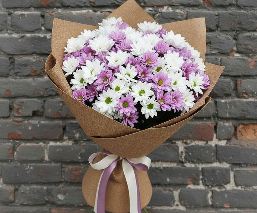 Букет цветов из: Хризантемы в Протвино