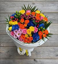 Букет цветов из:  Розы и Хризантемы в Протвино