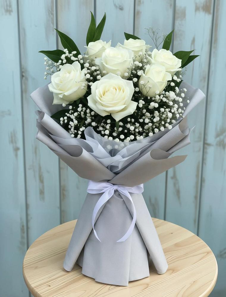 Букет цветов из: Розы в Протвино