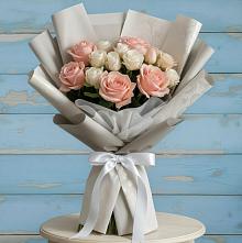 Букет цветов из:  Розы #REPLACE_PRED# Протвино