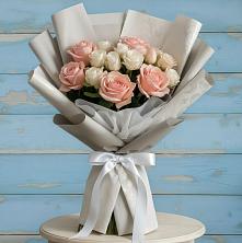 Букет цветов из:  Розы в Протвино