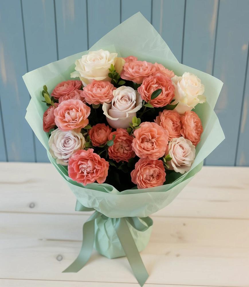 Букет цветов из: Розы в Протвино