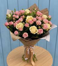 Букет цветов из:  Розы в Протвино