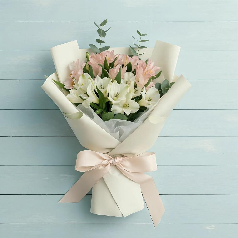 Букет цветов из: Альстромерии в Протвино