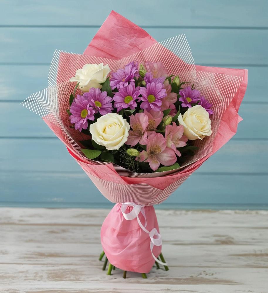 Букет цветов из: Герберы в Протвино