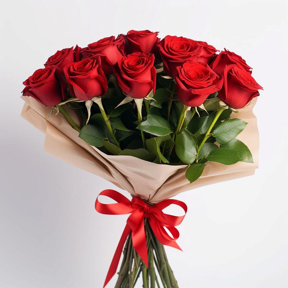 Букет 11 Красных роз Эдлесс Лав в Протвино