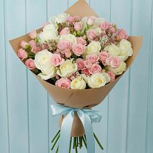 Букет цветов из:  Розы в Протвино
